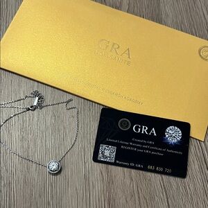 Moissanite Silver Necklace